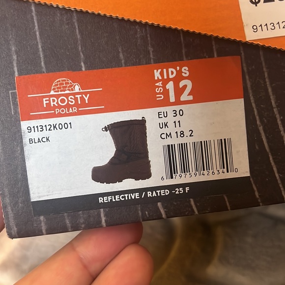 Kids Northside snow Boots size 12 - Picture 8 of 8